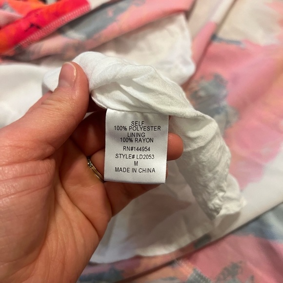 2/$15 Multicolor Floral Sleeveless Maxi Dress Size M - Picture 9 of 9